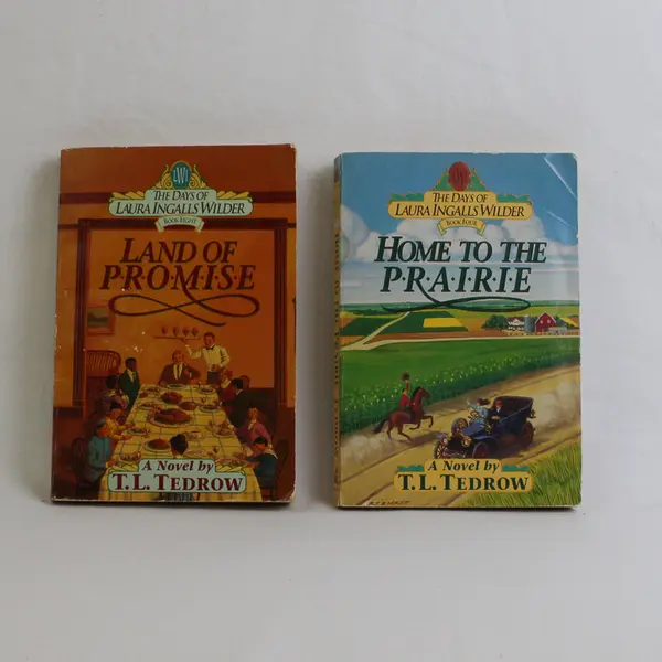 Lot of 2 Days of Laura Ingalls Wilder Novels by T L Tedrow Books 4 & 8 Paperback