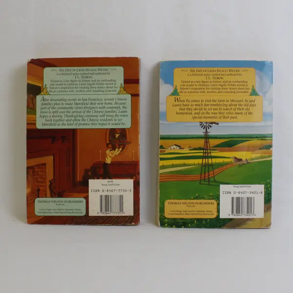 Lot of 2 Days of Laura Ingalls Wilder Novels by T L Tedrow Books 4 & 8 Paperback