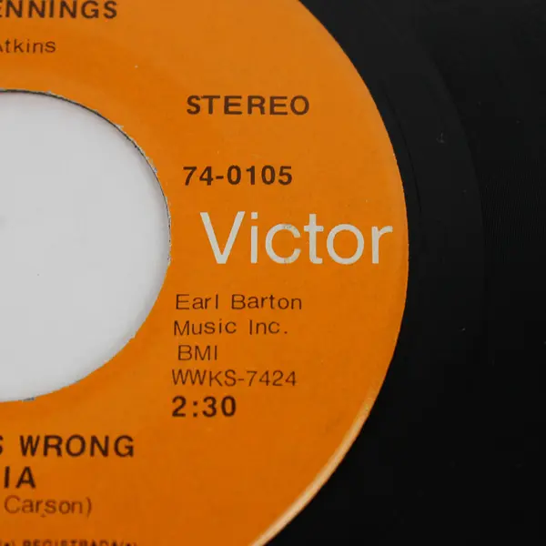 Waylon Jennings "Something's Wrong in California / Farewell Party" RCA Records