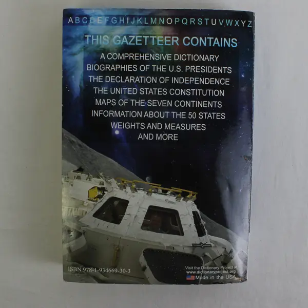 A Student's Dictionary & Gazetteer 23rd Edition 2015 Paperback Good