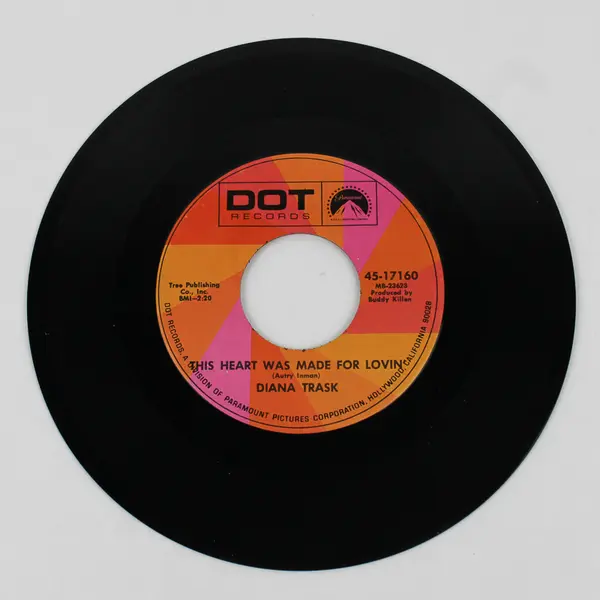 DIANA TRASK: This Heart Was Made for Lovin' / Hold What You've Got DOT 7" Single