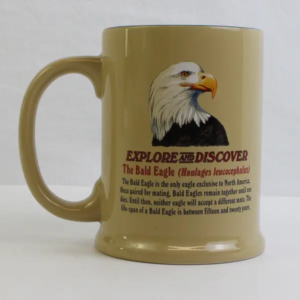 Ideaman American Expedition Bald Eagle Ceramic Coffee Mug