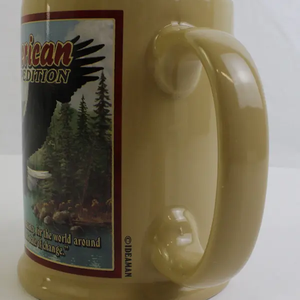 Ideaman American Expedition Bald Eagle Ceramic Coffee Mug