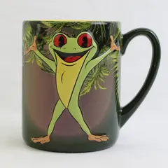 Rainforest Cafe Cha! Cha! Tree Frog Ceramic Coffee Mug
