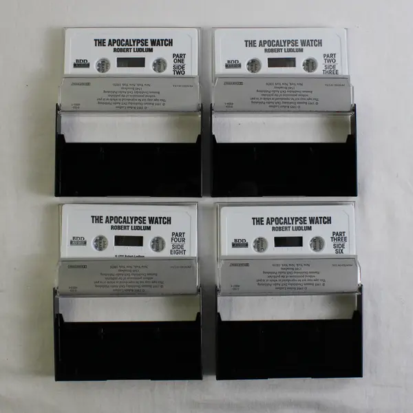 Apocalypse Watch By Robert Ludlum Read By Edward Herrmann Audiobook 4 Cassettes