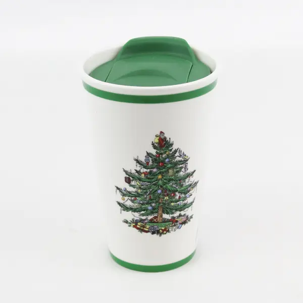 Spode, Christmas Tree Travel Mug New Original Box