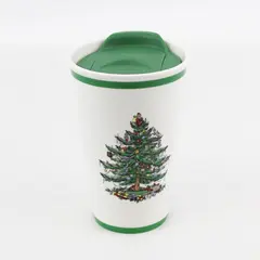 Spode, Christmas Tree Travel Mug New Original Box
