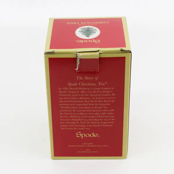 Spode, Christmas Tree Travel Mug New Original Box