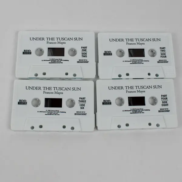 Under The Tuscan Sun By Frances Mayes Read By Author (Audiobook, 4 Cassettes)