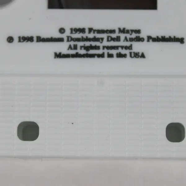 Under The Tuscan Sun By Frances Mayes Read By Author (Audiobook, 4 Cassettes)