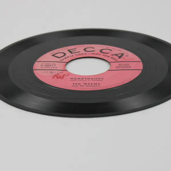 Ted Weems And His Orchestra – Heartaches / Oh! Monah - 