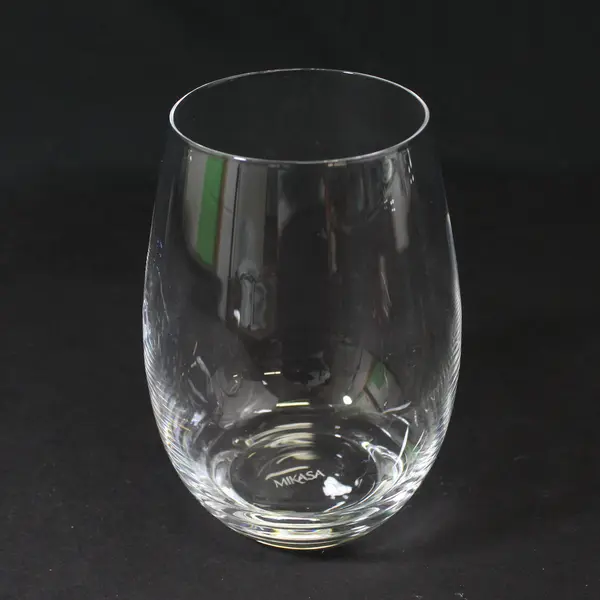 Set of 4 Mikasa Julie Clear Stemless Wine Glasses