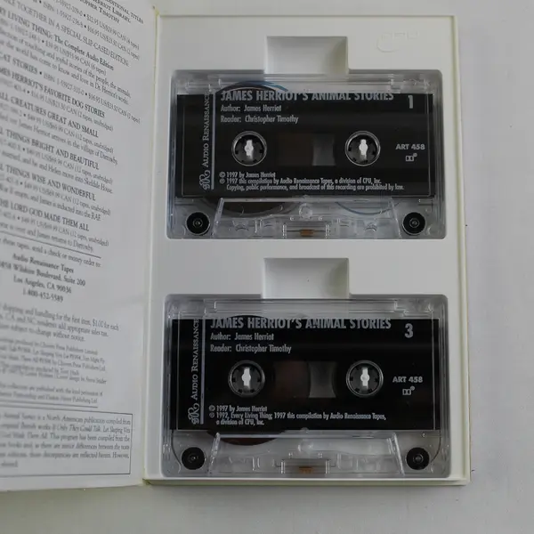 Animal Stories By James Herriot Read By Christopher T. (Audio Book, 2 Cassettes)
