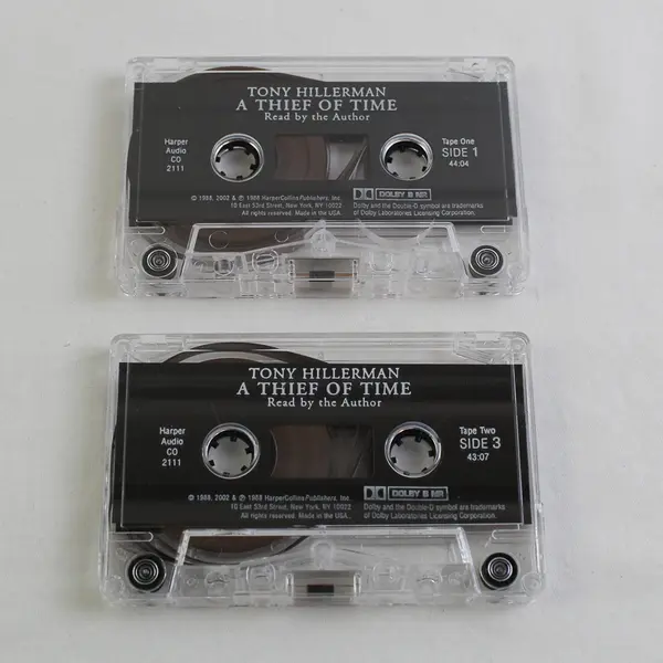 A Thief Of Time By Tony Hillerman Read By Author (Audio Book, 2 Cassettes)