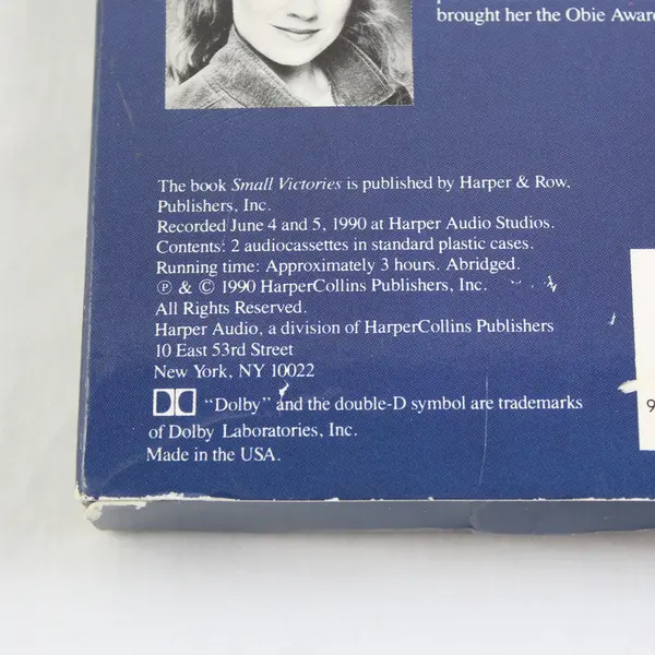 Small Victories By Samuel G. Freedman Lindsay Crouse Audio Book 2 Cassettes