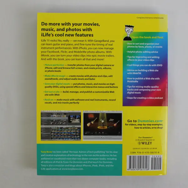 iLife '11 for Dummies® by Tony Bove 2011 Paperback Wiley Publishing Inc Good
