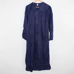 Solid Navy Blue Graduation Gown Size 5'9" to 5'10"