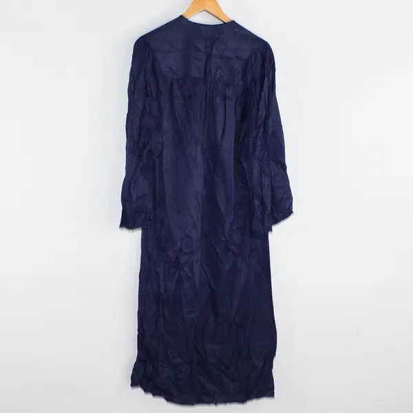 Solid Navy Blue Graduation Gown Size 5'9" to 5'10"