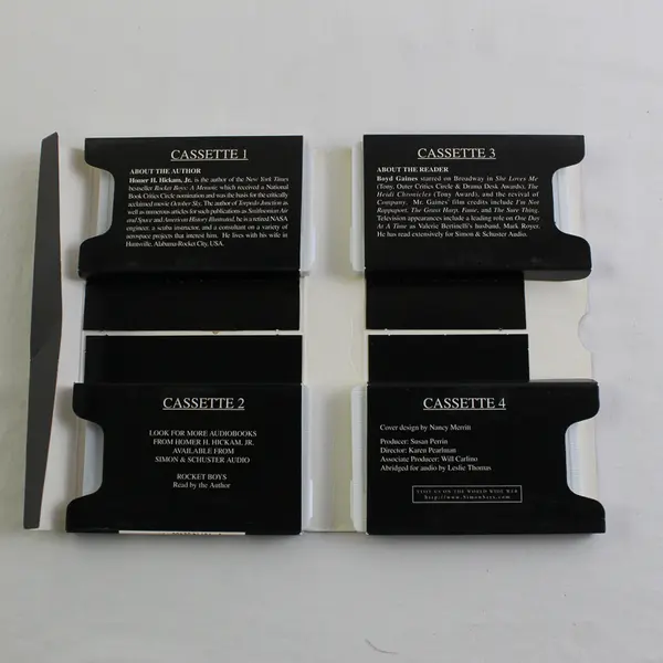 Back To The Moon By Homer H. Hickam Jr. (Audio Book, 4 Cassettes)