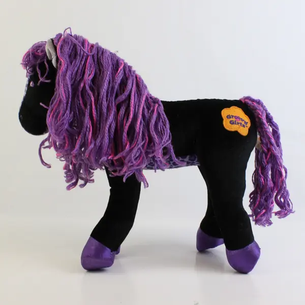 Groovy Girls Midnight Star Black and Purple Plush Horse