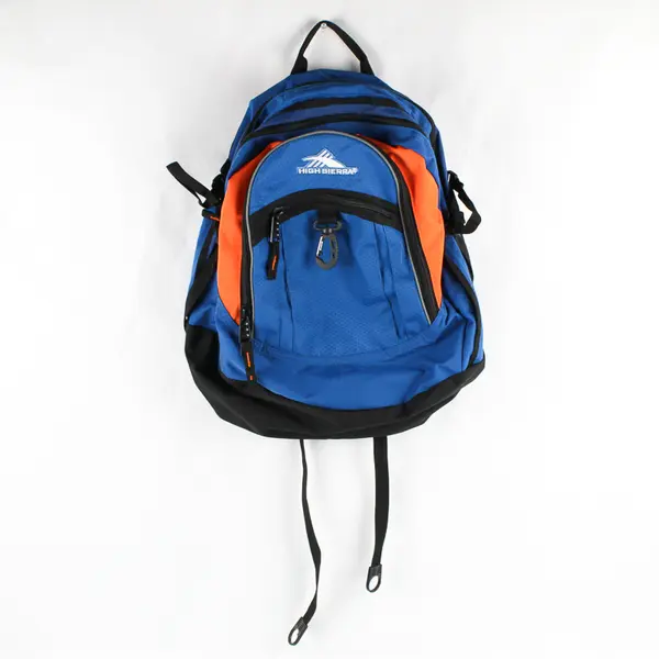 High Sierra Suspension Strap System Blue and Orange Backpack 15"