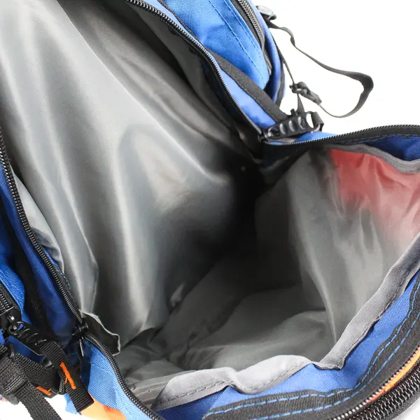 High Sierra Suspension Strap System Blue and Orange Backpack 15"