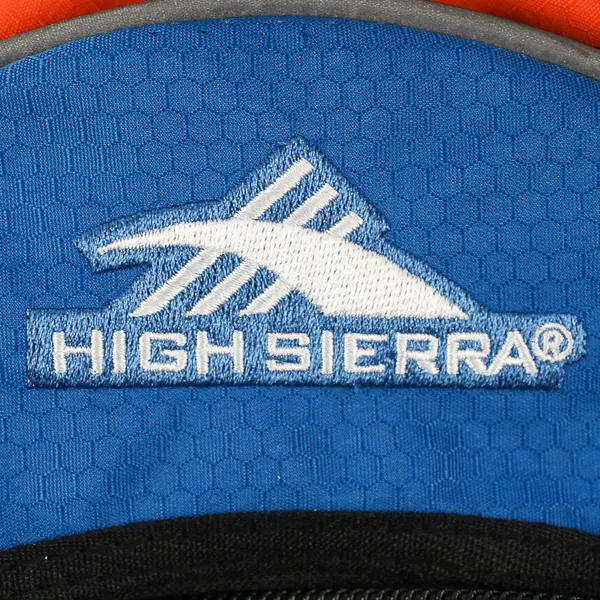 High Sierra Suspension Strap System Blue and Orange Backpack 15"