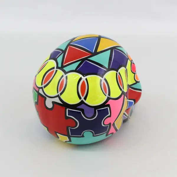 Hand Made & Signed Skull Calavera From Mexico Día de los Muertos