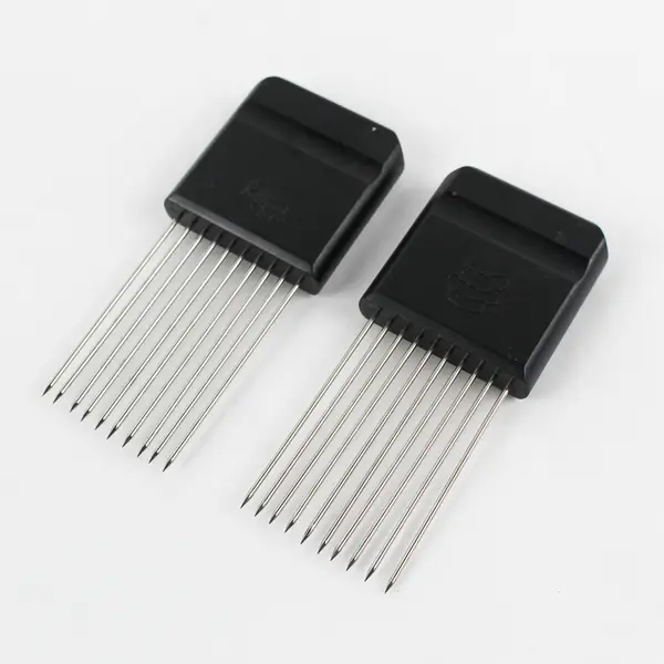 Lot of 2 Pampered Chef Hold N' Slice Vegetable Slicing Guide Tools