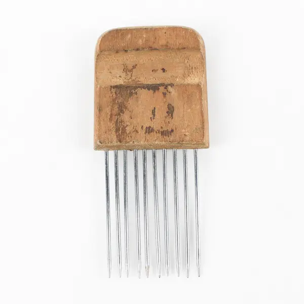 Lot of 2 Vintage Slicing Guide Kitchen Tools Wooden and Metal Handles