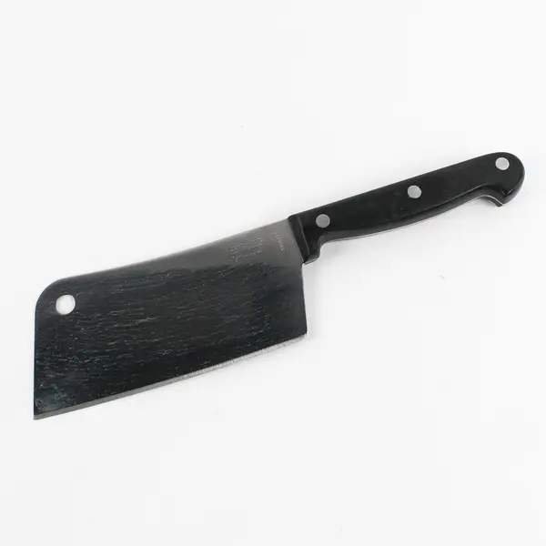 Laser Plus Stainless Steel Cleaver  Black Handle 6" Blade