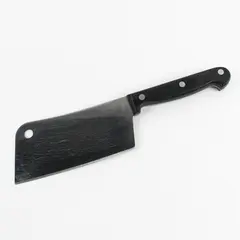 Laser Plus Stainless Steel Cleaver  Black Handle 6" Blade