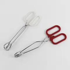 Lot of 2 Scissor Tongs Kitchen Tools Cooking Utensils Used