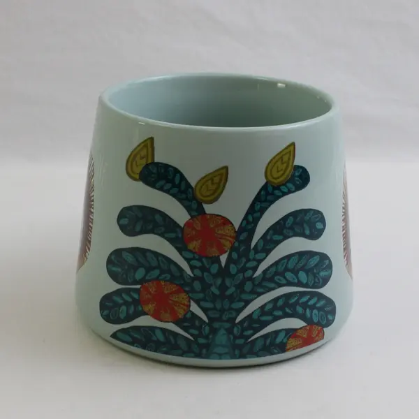 Opalhouse Multicolor Rise & Shine Mandrill Porcelain Mug With Handle 3.5" Tall