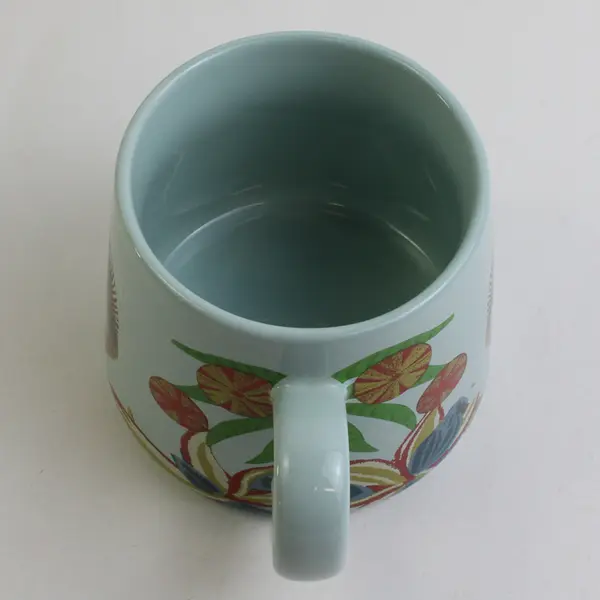 Opalhouse Multicolor Rise & Shine Mandrill Porcelain Mug With Handle 3.5" Tall