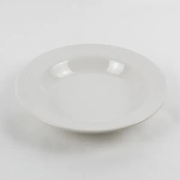 Homer Laughlin Fiesta White Ceramic Pasta Bowl 9"