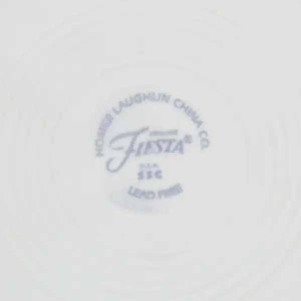 Homer Laughlin Fiesta White Ceramic Pasta Bowl 9"