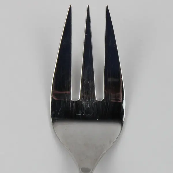 Oneida Silver Hallendale Pattern Cold Meat Serving Fork 18/10 SS 8.75"