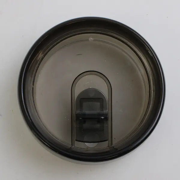 Wark Dental Group Black Clear Plastic Double Walled Insulated Tumbler 7" Tall