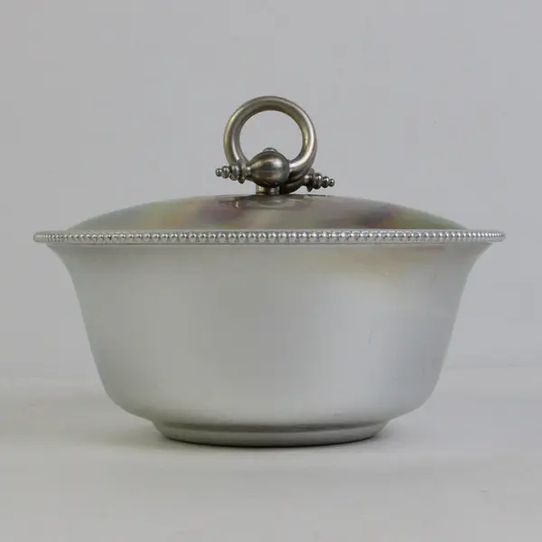 Vintage B.W. Buenilum Silver-Toned Aluminum Chafing/Fondue Dish