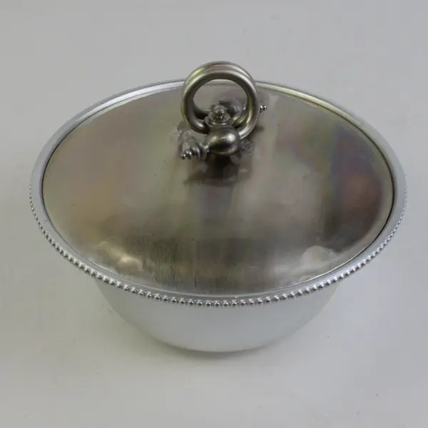 Vintage B.W. Buenilum Silver-Toned Aluminum Chafing/Fondue Dish