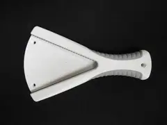 The Pampered Chef Jar Opener White Grey Plastic Triangle Blade Grip Mountable