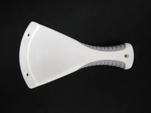The Pampered Chef Jar Opener White Grey Plastic Triangle Blade Grip Mountable