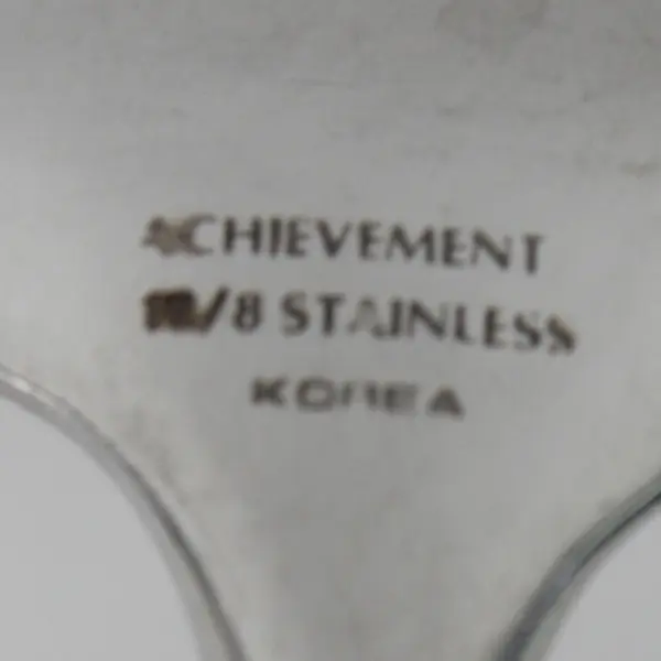 Achievement 18/8 Stainless Solid Gravy Ladle 7.75" Rare