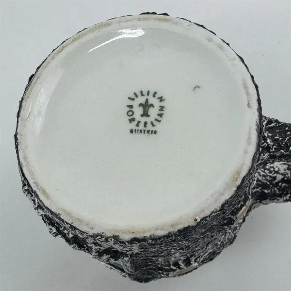 Lilien Porcelain Tree Branch Pattern Salzburg Souvenir Coffee Mug