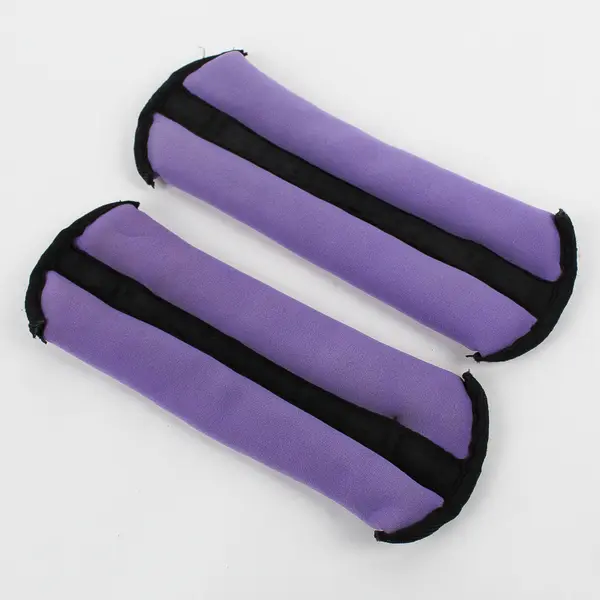 Set of 2 SoftWorks Purple Wrist and Ankle Weights 1 lb Each