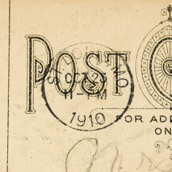 Vintage Loving Birthday Greetings Rose Postcard 1910 St Louis Missouri 