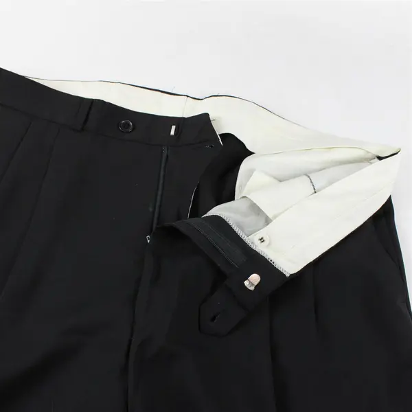 Jean-Paul Germain 40 & 38x33 Black 100% Wool Suit Jacket & Matching Pants