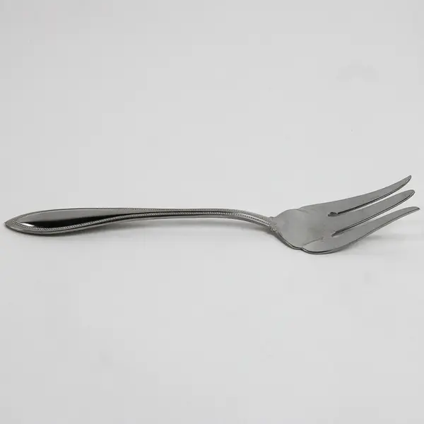 Lot of 10 Oneida Silver Arbor Meat Forks Stainless Flatware