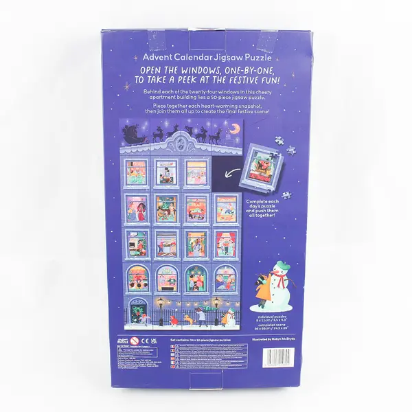 Christmas Advent Calendar Jigsaw, 24 x 50 pc. 2023